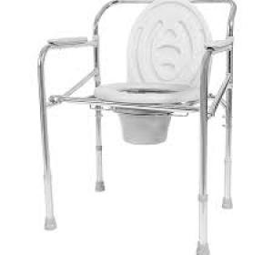 Chrome Plated Commode Chair CC1 - AccuSure